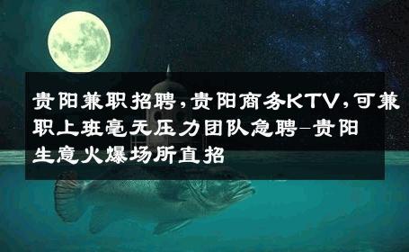 贵阳兼职招聘,贵阳商务KTV,可兼职上班毫无压力团队急聘-贵阳生意火爆场所直招