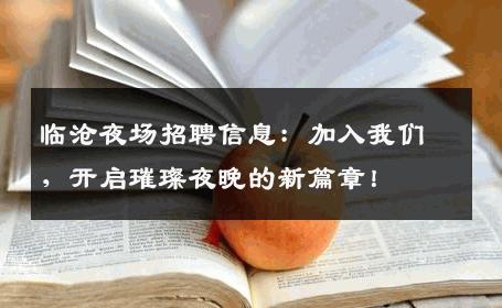 临沧夜场招聘信息：加入我们，开启璀璨夜晚的新篇章！