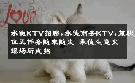 承德KTV招聘,承德商务KTV,兼职岗位无任务随来随走-承德生意火爆场所直招