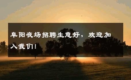 阜阳夜场招聘生意好，欢迎加入我们！