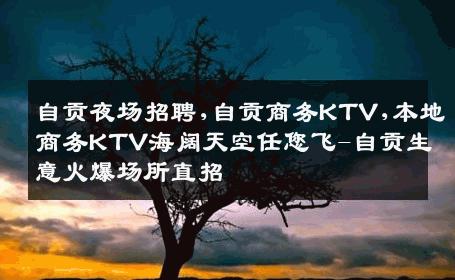 自贡夜场招聘,自贡商务KTV,本地商务KTV海阔天空任您飞-自贡生意火爆场所直招