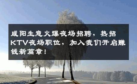 咸阳生意火爆夜场招聘，热招KTV夜场职位，加入我们开启赚钱新篇章！