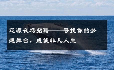 辽源夜场招聘——寻找你的梦想舞台，成就非凡人生