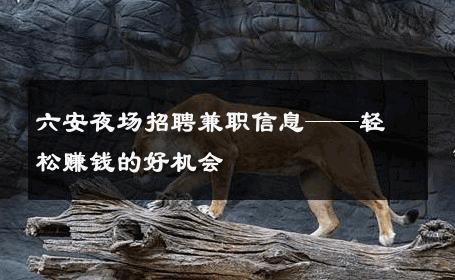 六安夜场招聘兼职信息——轻松赚钱的好机会