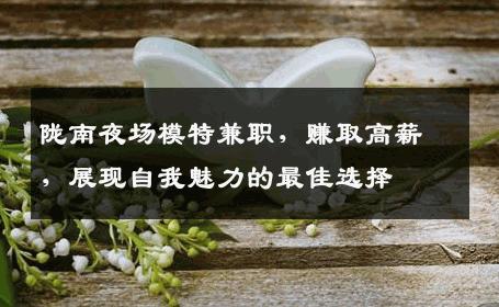 陇南夜场模特兼职，赚取高薪，展现自我魅力的最佳选择