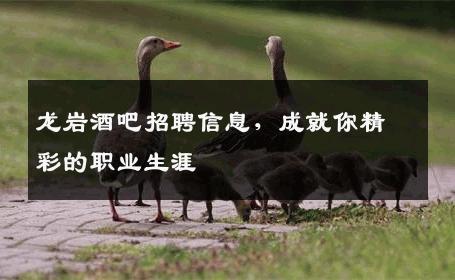 龙岩酒吧招聘信息，成就你精彩的职业生涯
