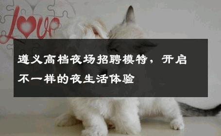 遵义高档夜场招聘模特，开启不一样的夜生活体验