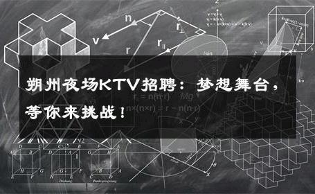 朔州夜场KTV招聘：梦想舞台，等你来挑战！