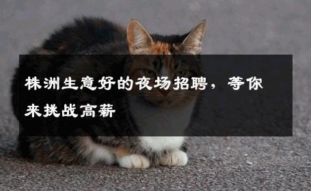 株洲生意好的夜场招聘，等你来挑战高薪