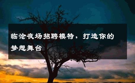 临沧夜场招聘模特，打造你的梦想舞台