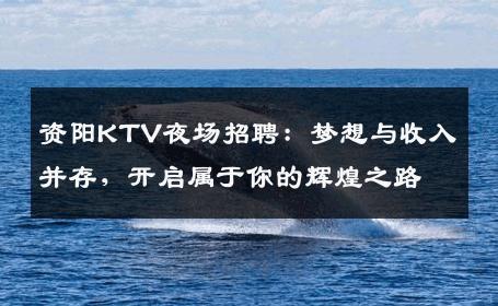 资阳KTV夜场招聘：梦想与收入并存，开启属于你的辉煌之路