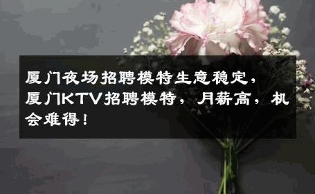 厦门夜场招聘模特生意稳定，厦门KTV招聘模特，月薪高，机会难得！