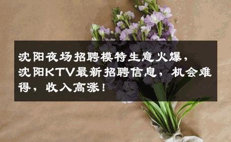 沈阳夜场招聘模特生意火爆，沈阳KTV最新招聘信息，机会难得，收入高涨！