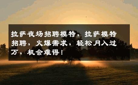 拉萨夜场招聘模特，拉萨模特招聘，火爆需求，轻松月入过万，机会难得！
