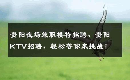 贵阳夜场兼职模特招聘，贵阳KTV招聘，轻松等你来挑战！