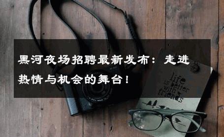 黑河夜场招聘最新发布：走进热情与机会的舞台！