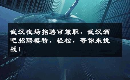 武汉夜场招聘可兼职，武汉酒吧招聘模特，轻松，等你来挑战！