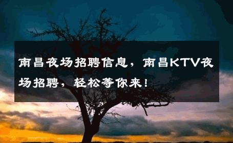 南昌夜场招聘信息，南昌KTV夜场招聘，轻松等你来！