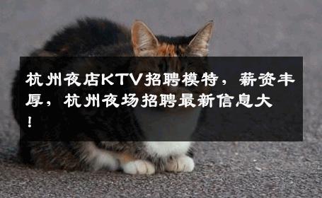 杭州夜店KTV招聘模特，薪资丰厚，杭州夜场招聘最新信息大！