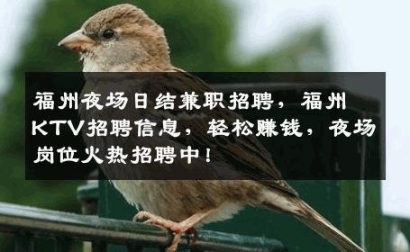 福州夜场日结兼职招聘，福州KTV招聘信息，轻松赚钱，夜场岗位火热招聘中！