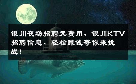 银川夜场招聘无费用，银川KTV招聘信息，轻松赚钱等你来挑战！