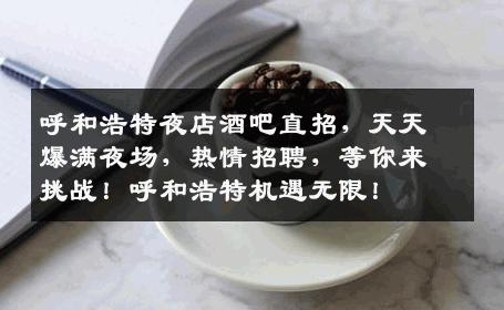 呼和浩特夜店酒吧直招，天天爆满夜场，热情招聘，等你来挑战！呼和浩特机遇无限！