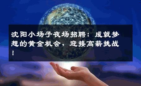 沈阳小场子夜场招聘：成就梦想的黄金机会，迎接高薪挑战！
