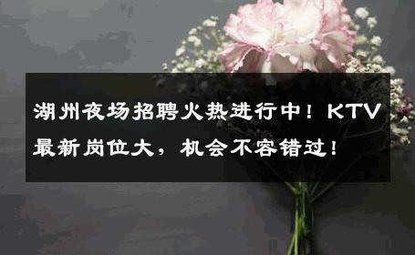 湖州夜场招聘火热进行中！KTV最新岗位大，机会不容错过！