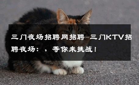 三门夜场招聘网招聘-三门KTV招聘夜场：，等你来挑战！