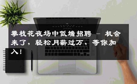 攀枝花夜场中低端招聘 - 机会来了，轻松月薪过万，等你加入！