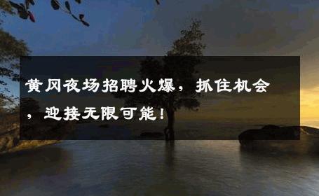 黄冈夜场招聘火爆，抓住机会，迎接无限可能！