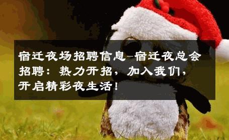 宿迁夜场招聘信息-宿迁夜总会招聘：热力开招，加入我们，开启精彩夜生活！