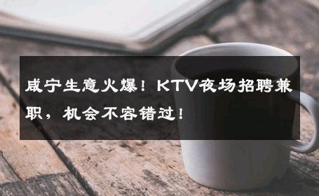 咸宁生意火爆！KTV夜场招聘兼职，机会不容错过！