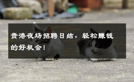 贵港夜场招聘日结，轻松赚钱的好机会！