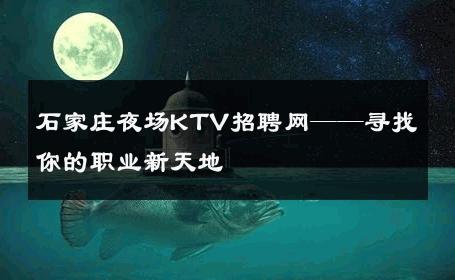 石家庄夜场KTV招聘网——寻找你的职业新天地