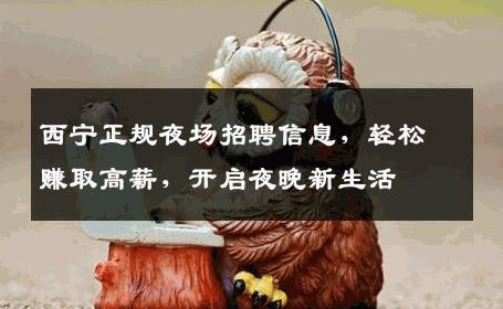 西宁正规夜场招聘信息，轻松赚取高薪，开启夜晚新生活