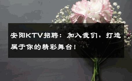 安阳KTV招聘：加入我们，打造属于你的精彩舞台！