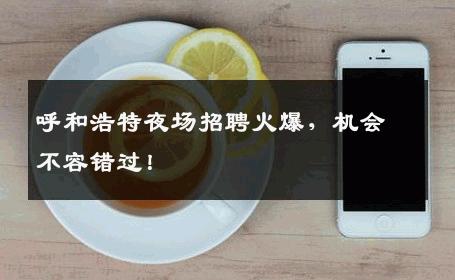 呼和浩特夜场招聘火爆，机会不容错过！