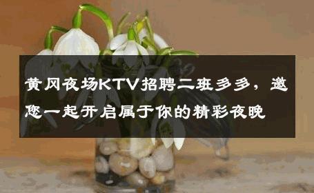 黄冈夜场KTV招聘二班多多，邀您一起开启属于你的精彩夜晚