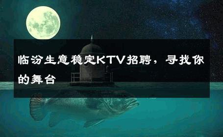 临汾生意稳定KTV招聘，寻找你的舞台