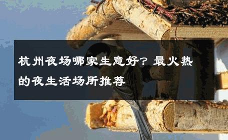 杭州夜场哪家生意好？最火热的夜生活场所推荐