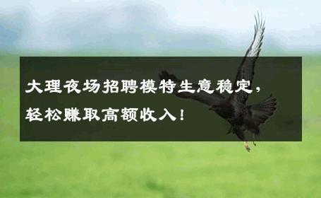 大理夜场招聘模特生意稳定，轻松赚取高额收入！