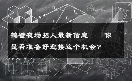 鹤壁夜场招人最新信息——你是否准备好迎接这个机会？