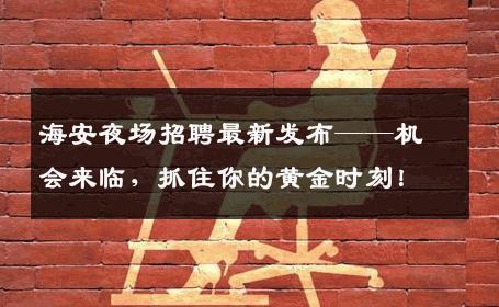 海安夜场招聘最新发布——机会来临，抓住你的黄金时刻！