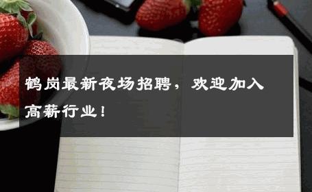 鹤岗最新夜场招聘，欢迎加入高薪行业！