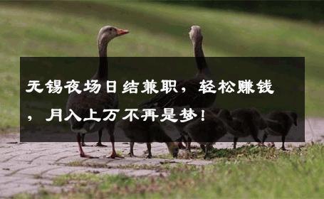 无锡夜场日结兼职，轻松赚钱，月入上万不再是梦！