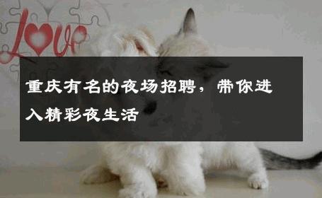 重庆有名的夜场招聘，带你进入精彩夜生活