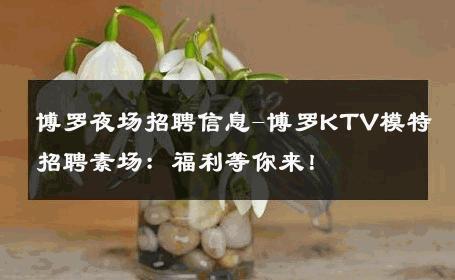 博罗夜场招聘信息-博罗KTV模特招聘素场：福利等你来！
