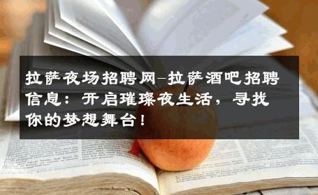 拉萨夜场招聘网-拉萨酒吧招聘信息：开启璀璨夜生活，寻找你的梦想舞台！