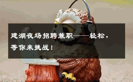 建湖夜场招聘兼职——轻松，等你来挑战！